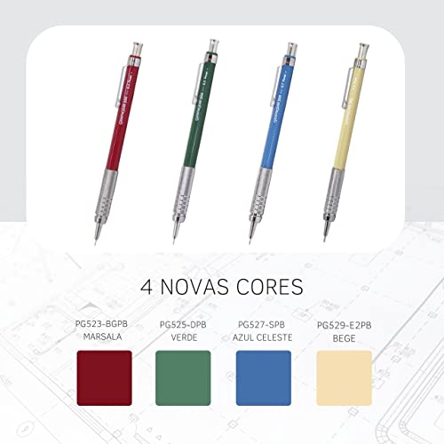 Lapiseira Graphgear Tecnica 0.7mm Azul Celeste Pentel