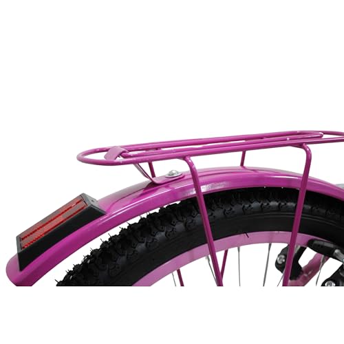 Saidx Bike, Bicicleta Belinha Feminina, Aro 20 em Alumínio, Freios V-Brake Dianteiro e Traseiro, Qua