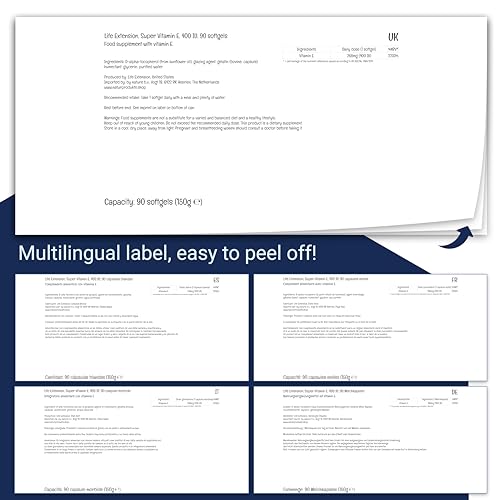 Life Extension, Super Vitamin E, 268mg (400 IU), D-Alpha-Tocopherol, 60 Softgels, Gluten-Free, SOYA-Free, GMO-Free - Image 5