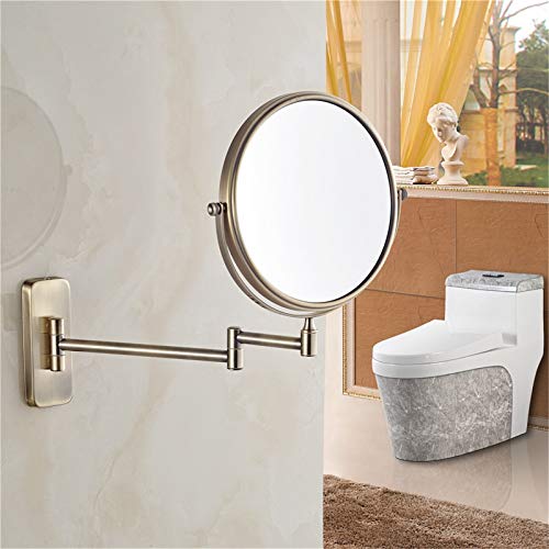 Miroir grossissement 5x double face extensible réglable 8 pouces - 4