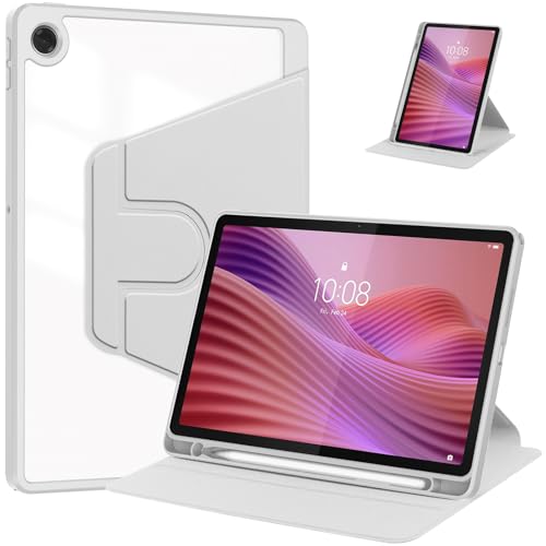 For NEC LAVIE Tab Lite TL103/KAL PC-TL103KAL �P�[�X �J�o�[ 10.1�C���` �^�u���b�g �p �P�[�X CNEVISON 360°��]���X�^���h �I�[�g�X���[�v�@�\ �N���A�����o�b�N �ϏՌ� �y�� ���^ �C�菝�h�~