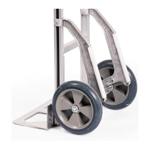 HaulPro Stair Climber Cart Kit - for 2 Wheel Stair Climbing Hand Trucks - Easily Move Hand Cart Over Stairs and Curbs - Aluminum Polymer Slide Bars -Compatible with 8" and 10" Wheels Cover