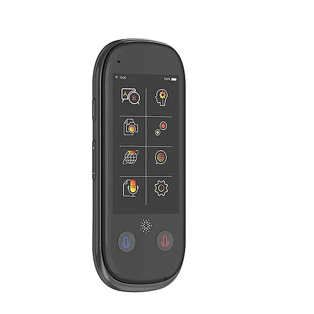Urządzenie do tłumaczenia języka, dwukierunkowy tłumacz języka 3,0-calowy ekran dotykowy WiFi/Hotspot/Obsługuje 117 języków dla ponad 200 krajów Uczenie się Podróżowanie Rodzina biznesowa