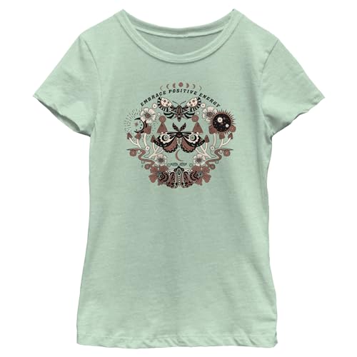 Girl's Lost Gods Positive Energy Moths T-Shirt