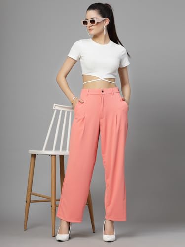 Image of UZARUS Women's Relax Fit Trouser 2 Pockets Baggy Pants