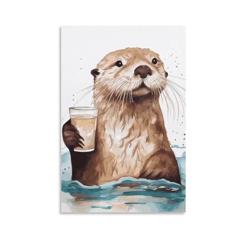 Toile de loutre de mer pour embellir un espace de travail à la maison