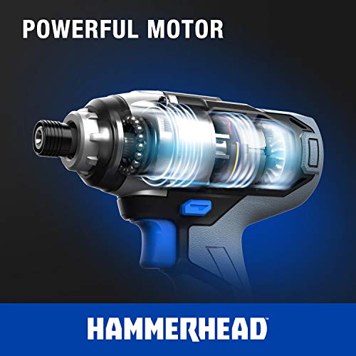 Hammerhead 20V 1/4 Inch Cordless Impact Driver Kit with 1.5Ah Battery and Charger – HCID201 by Hammerhead - Image 7