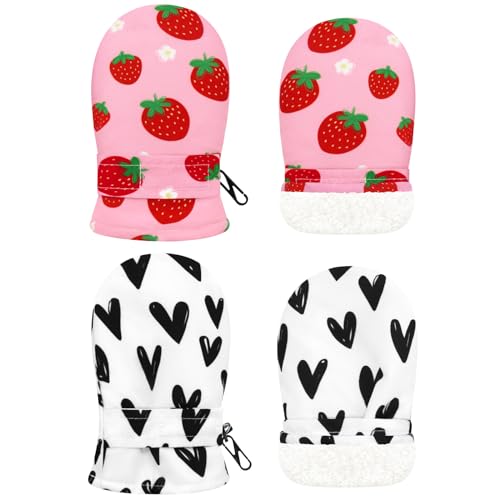 Image of Sarfel Toddler Mittens Waterproof Winter Gloves Snow Gloves Kids Baby Winter Mittens for Girls Boys