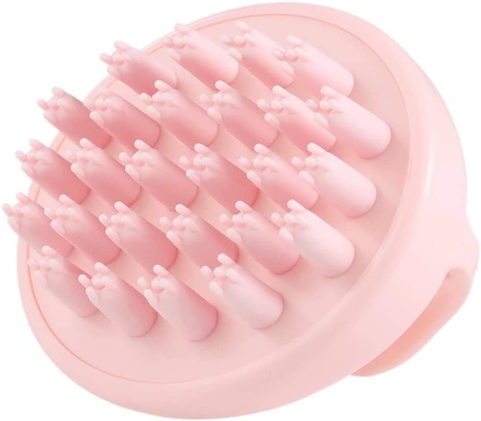 Hair Scalp Massager Brush, Silicone Shampoo Brush for Men Women Kids Pets Head Hair Brush Scrubber Dandruff Scalp Exfoliator for Curly Wet Dry Straight Short Thick Thin Hair