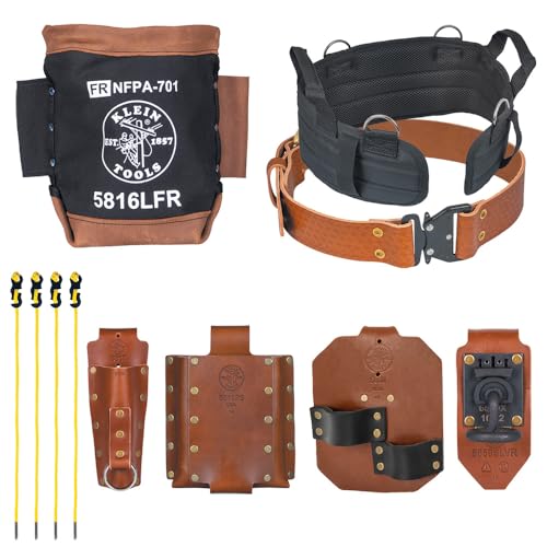 Klein Tools 5800IWBXL Ironworker Tool Holder Belt System, 8-Piece...