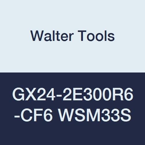 GX24-2E300R6-CF6 WSM33S Carbide Tiger-Tec Grooving Indexable Turning Insert, 0.008" Corner Radius (Pack of 10)
