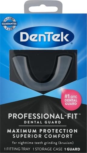 DenTek Professional-Fit Dental Guard, Mouth Guard for Grinding Teeth at Night, 1 Count