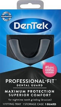 DenTek Professional-Fit Dental Guard, Mouth Guard for Grinding Teeth at Night, 1 Count