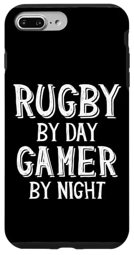 Rugby Player By Day Gamer By Night Gaming Rugby Video Games �X�}�z�P�[�X iPhone 7 Plus/8 Plus �p