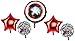 ANAGRAM INTERNATIONAL 3484201 Foil Balloon Bouquet, Various, Multi