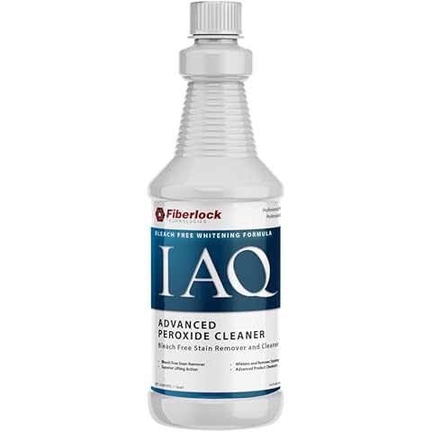 Fiberlock Advanced Peroxide Cleaner, 1 Quart, Hydrogen Peroxide-Based Cleaner, Use on Porous & Non-Porous Surfaces Cover