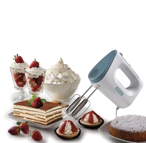 Ariete 1548 Sbattitore Vintage, 450W, 5 velocità, Funzione turbo, 2 fruste, Verde 5 Ariete 1548 Sbattitore Vintage, 450W, 5 velocità, Funzione turbo, 2 fruste, Verde