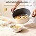 Ammeloo 8-Piece Non Stick Stock Pot with Lid, Ceramic Cooking Pot Set, 4.5 Qt All-in-One Non Toxic Soup Pot for All Stoves, Easy to Clean & Dishwasher Safe, Oven Safe, Induction Ready, PFOA PFAS Free