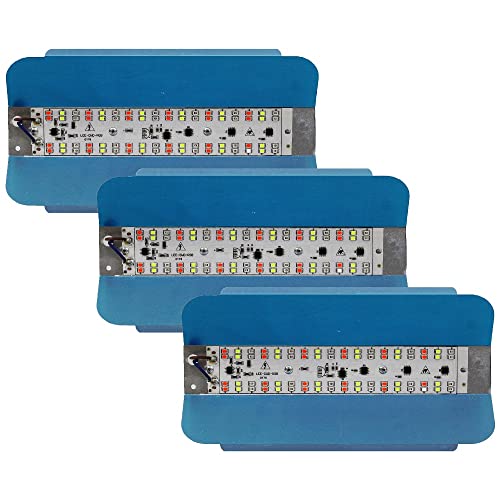 Image of MLD BL2562 Multicolor 10W Automatic Colour Changing Light (Red, Green, Blue) Waterproof LED Tungstun Loding RGB Flood Lights | Pack of 3