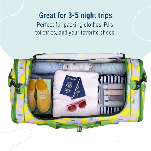 Image of Wildkin Kids Weekender Duffel Bag - Carry-On Size for School, Travel, & Sleepovers