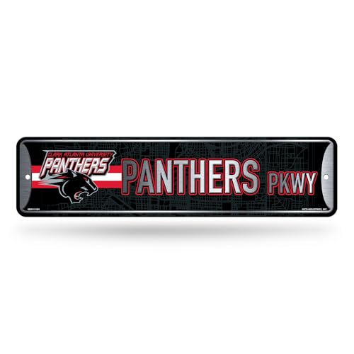 Rico Industries NCAA Clark Atlanta University Panthers - CAU Metal Street Sign 4