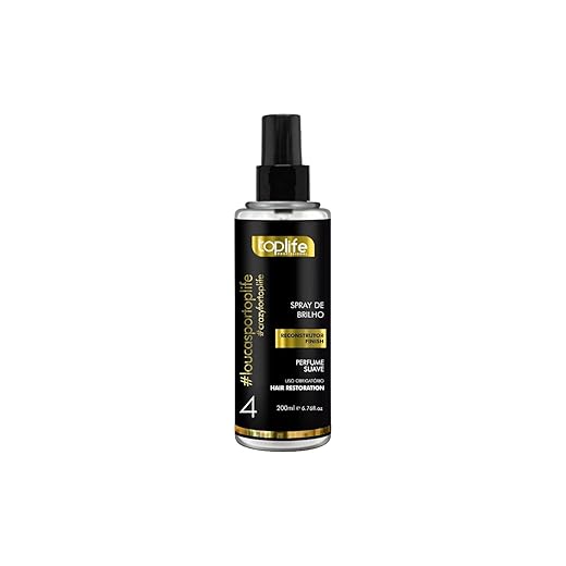 Reparador e Protetor Capilar, Toplife Profissional, Reconstrutor Finish 200ml
