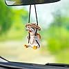 Swinging Duck Car Hanging Ornament Cute Cool Rear View Mirror Accessory for Car Interior Decoration Best Gift for Men Women Teens Mom Dad #4