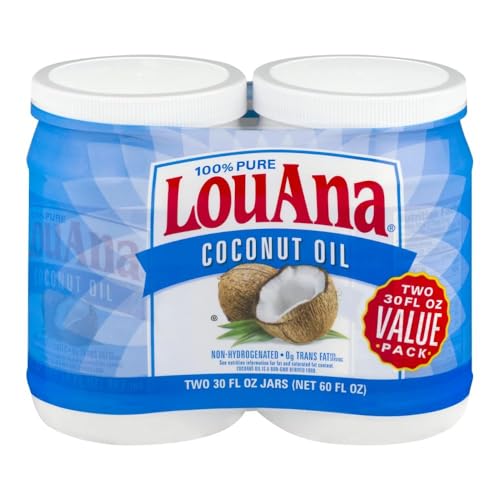 PACK OF 6 - Lou Ana Coconut Oil 100% Pure, 30.0 FL OZ