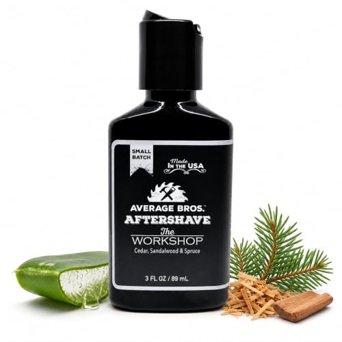 Average Bros The Workshop Aftershave Gel for Men, 3 Fl Oz