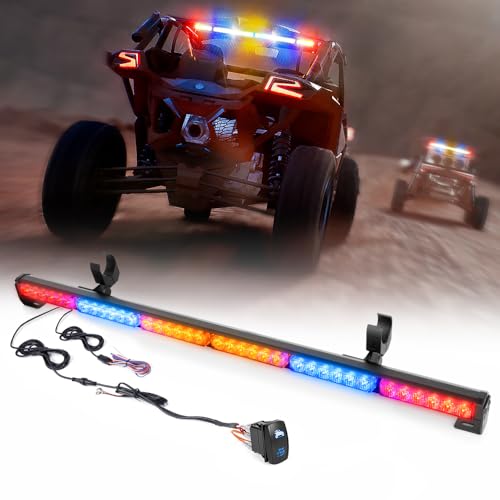 Xprite 36" Rear LED Chase Light Bars, All in One w/Strobe Brake Reverse Turn Signal for Jeep, Yamaha, Can-Am Maverick, ATV, UTV, Side by Side and Off Road Trophy Truck Vehicles - RBYYBR by Xprite - Used condition - US$69.43
