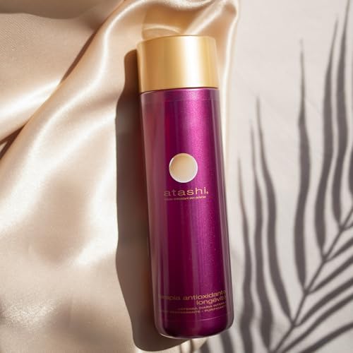 Atashi Antioxidante | Tónico Regenerante Purificante | Tonifica, Equilibra el PH, Energiza y Afina la Piel | Con Ácido Glicólico, Aguas frutales, Vitamina C, E y Coq10 | Apto Piel Sensible | 250ml - imagen 4