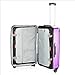 OenoTourer Wine Carrier Luggage for Carrying 12 Bottles of Wine for Travel. Spinner Wheel, TSA Lock & Expandable. Wine Bottles Are UNBREAKABLE If Wine Carrier Bag Is Dropped from Up To 6 Feet. Purple.