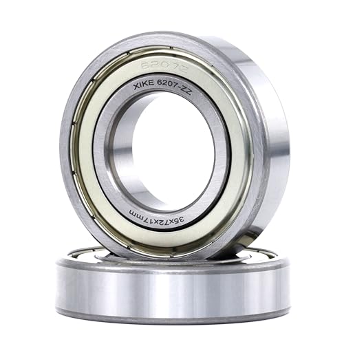 Roulement 6207ZZ XiKe anti poussière pour réparer les moteurs et ventilateurs