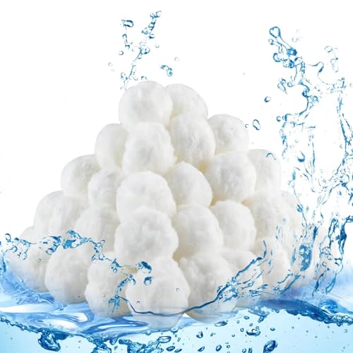 Vexillic Bolsas de Filtro de Piscina, Bolas de Filtro para Sistemas 1300 G Filterball Repuesto para 46 KG de Arena de Filtro, Adecuadas para Filtros de Piscina Limpieza de Acuarios