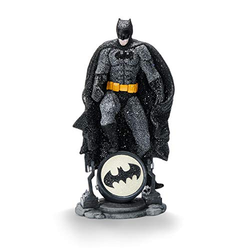 Swarovski Batman Edition 2020 Lot de 4 pailles en Acier Inoxydable EKM Living, Batman Grand.