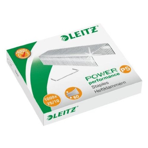 Leitz 25/10 Staples No. 60 Sheets (Pack of 12 – Box of 1000