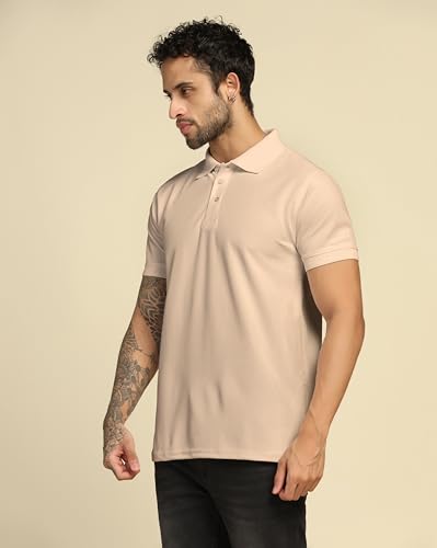 Image of VastraVibes Men's Polo Regular Fit T-Shirt