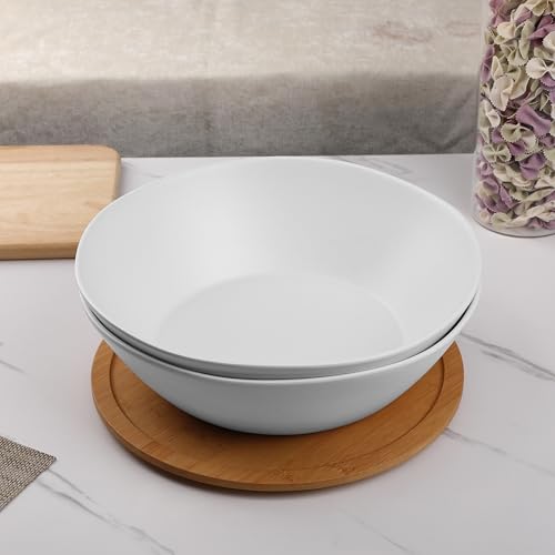 Zarocrus Melamine Serving Bowl, 2 Pack 12 Inch Fruit Salad Bowls thumb #4