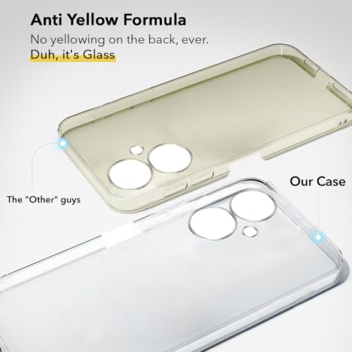 Image of Jkobi Lifetime Anti-Yellow Clear Back Cover Case for Vivo Y27 (Sleek Hard Crystal | Shockproof and Camera Protection)
