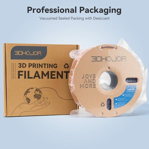 Image of 3DHoJor Matte PLA Filament 1.75mm 1kg Cardboard Spool PLA Filament 1.75 PLA 3D Printing Filament, Print with Most 3D Printers 3D Filament-Dark Blue