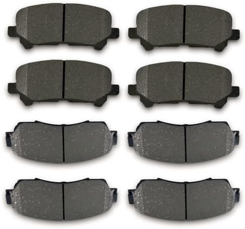Amazon: TALAMOYI D1521 D1281 Front Rear Ceramic Brake Pads Sets Fit