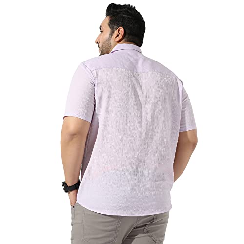 Image of Instafab Plus Men's Button Up Regular Fit Shirt for Casual Wear Modern Clothing Shirt Crafted with Regular Sleeve, Comfort Fit & High-Performance for Everyday Wear
