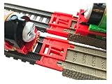 TrainLab Adapters Compatible with New TrackMaster (2014 Gray) and Old TrackMaster (2009 Brwn) (2pc) (Red) Red Red