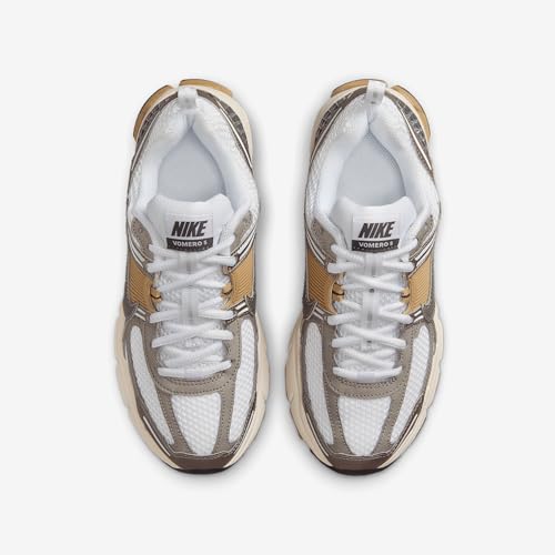 Nike Vomero 5 Big Kids' Shoes (Metallic Pewter/Parachute Beige/White/Medium Ash)4
