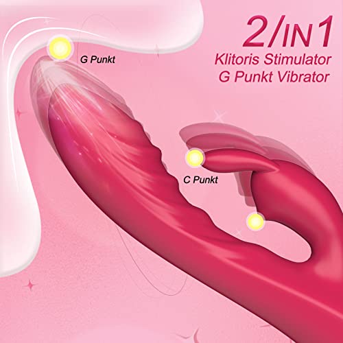 Yicoco G-Punkt Vibrator aus Silikon mit 12 Modi und Wasserfestigkeit