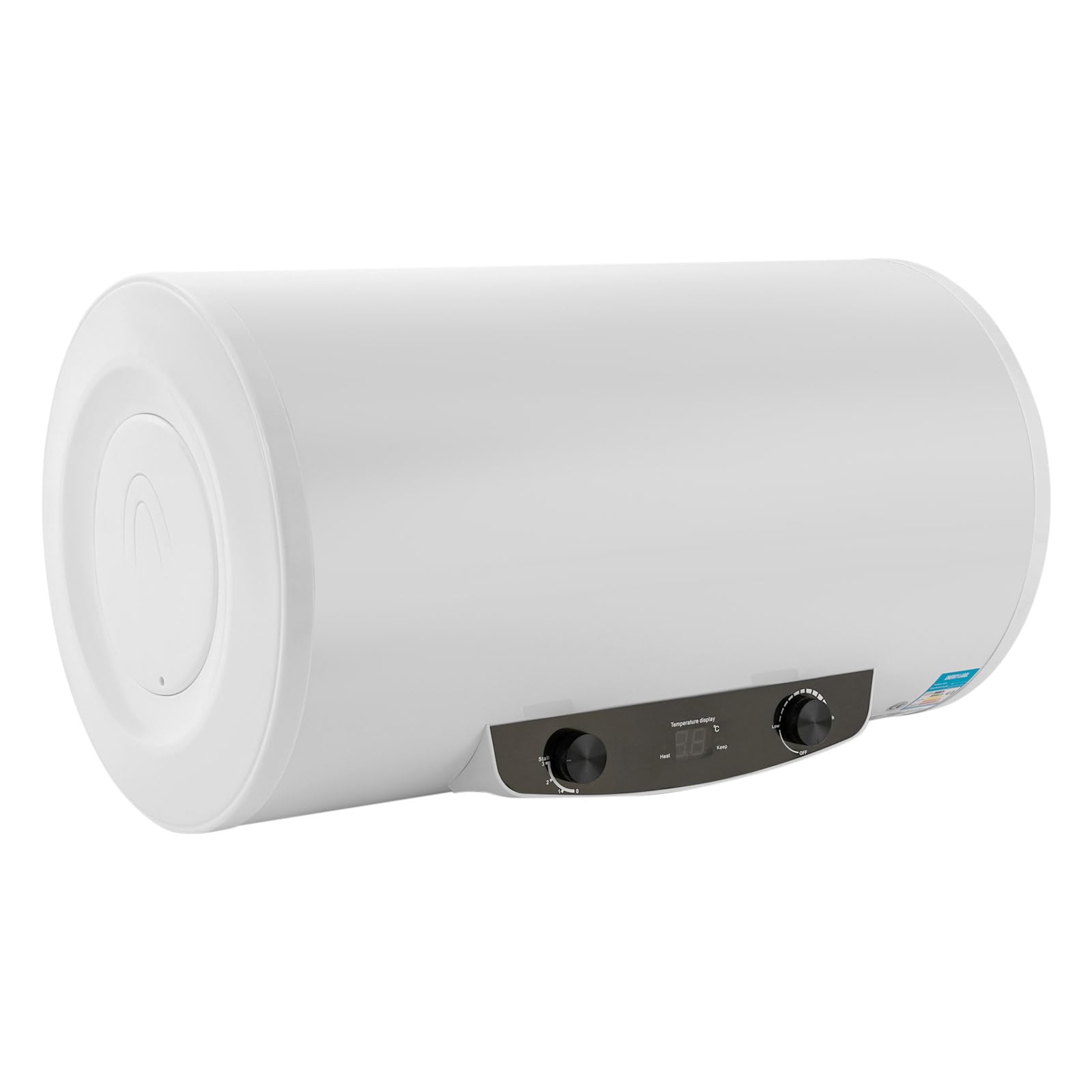 Caldaia murale orizzontale Serbatoio dell'acqua calda 120L（Capacità effettiva dell'acqua: 70L）Serbatoio elettrico dell'acqua calda Caldaia Scaldabagno Scaldabagno, 2000W