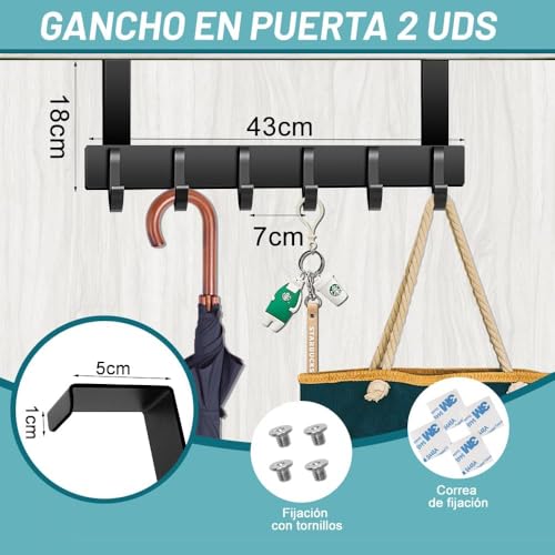 Ganchos para puertas de madera 14 Imagen adicional