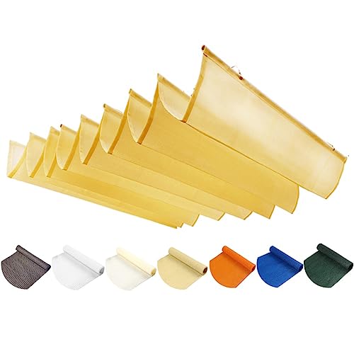 Voile d'ombrage rétractable extérieur jardin terrasse anti-UV en polyéthylène - 2