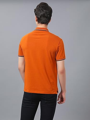 Nimble-Original-Tipped-Polo-T-Shirt-Rust