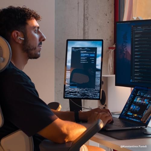 Image of FlipAction Premium 16 inch Portable Monitor | Super Compact | Swivel Rotation | 2560 x 1600 DCI P3 | All-Metal CNC | USB-C or HDMI | Compatible with Mac and Windows